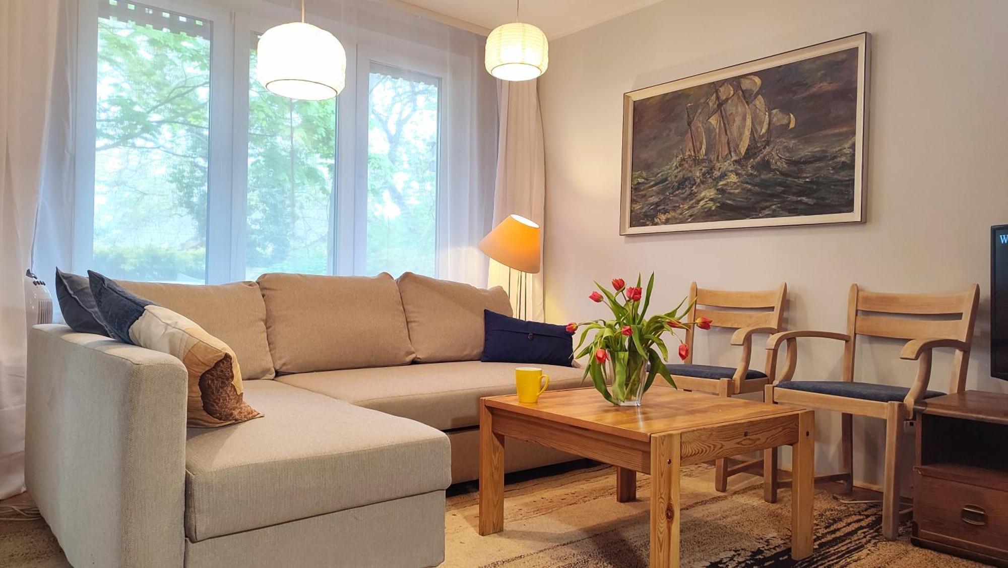 Holiday home Captain's 110m2, Near Sopot, Beaches, With A Garden, Grill & Free Parking *